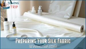 preparing your silk fabric