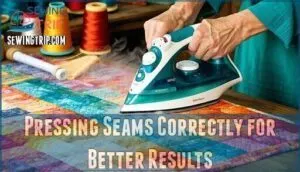 pressing seams correctly for better results