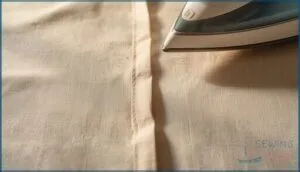 pressing seams open vs. to one side