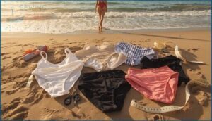 preventing sagging of bathing suit bottoms preventing sagging of bathing suit bottoms