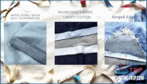 professional seam finishes without a serger