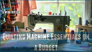 quilting machine essentials on a budget
