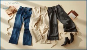 recommended pant styles for larger calves