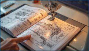 referencing the user manual for oiling locations