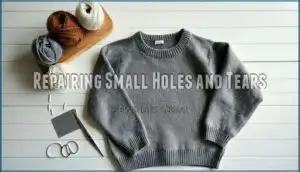 repairing small holes and tears