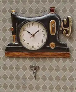 Retro Sewing Machine Pendulum Wall B07RYWV1P7