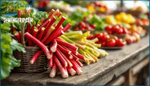 rhubarb varieties and selection