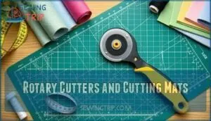 rotary cutters and cutting mats