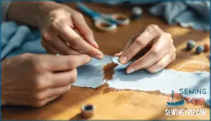 running stitch for quick repairs running stitch for quick repairs