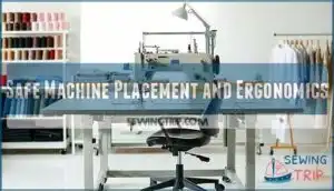 safe machine placement and ergonomics