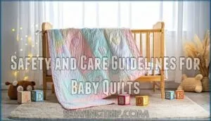 safety and care guidelines for baby quilts