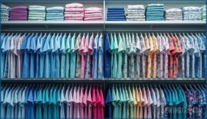 scrub colors and prints