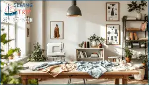 seam construction techniques to minimize distortion