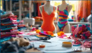 selecting a swimsuit pattern