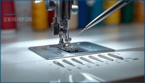 selecting and changing needles on mini rex