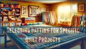 selecting batting for specific quilt projects