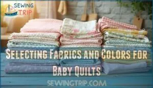 selecting fabrics and colors for baby quilts