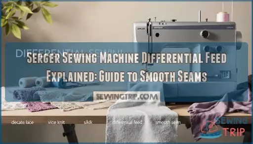 serger sewing machine differential feed