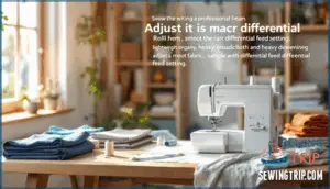setting for different fabric types