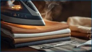 setting the right iron temperature