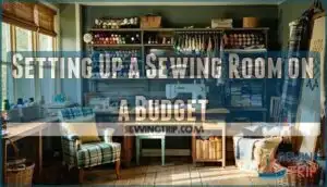 setting up a sewing room on a budget