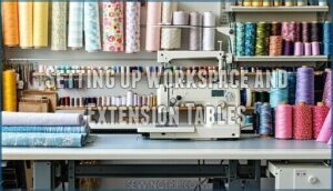 setting up workspace and extension tables
