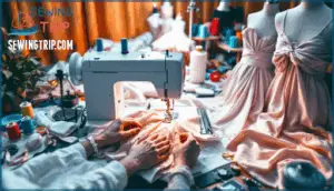 sew the dress step by step