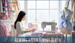 sewing after giving birth