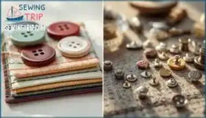 sewing flat buttons versus shank buttons sewing flat buttons versus shank buttons