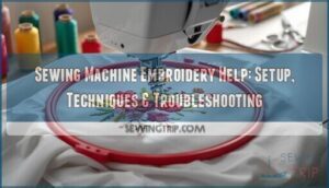 sewing machine embroidery help