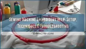 sewing machine embroidery help