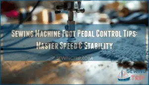 sewing machine foot pedal control tips