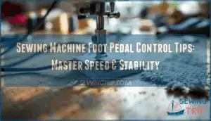 sewing machine foot pedal control tips