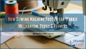 sewing machine foot pedal how it works
