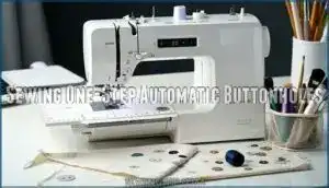 sewing one-step automatic buttonholes