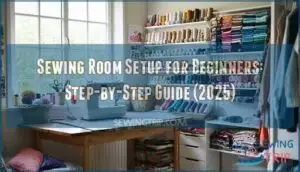 sewing room setup for beginners