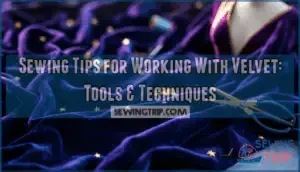 sewing tips for working with velvet