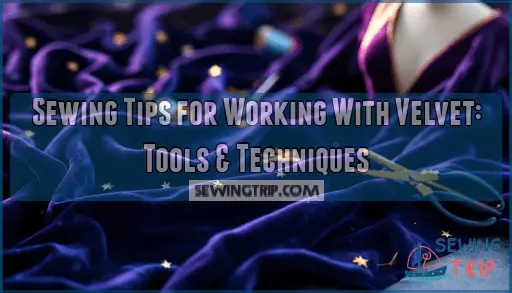 sewing tips for working with velvet
