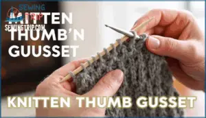 shaping the thumb gusset