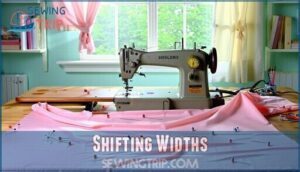 shifting widths