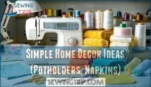 simple home decor ideas (potholders, napkins)