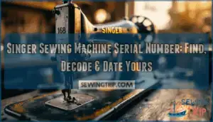singer sewing machine with serial number