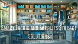 smart fabric and supplies storage solutions