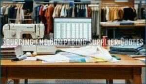 sourcing and comparing supplier quotes