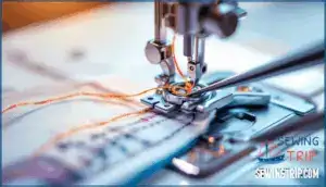 step 2: threading the upper looper step 2: threading the upper looper