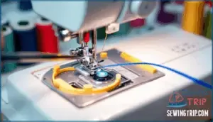 step 3: threading the lower looper step 3: threading the lower looper