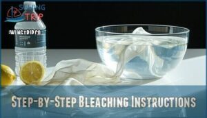 step-by-step bleaching instructions