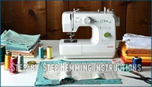 step-by-step hemming instructions
