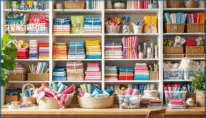 storing pre-cuts, fat quarters, and bundles