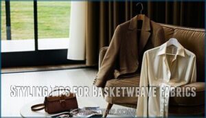 styling tips for basketweave fabrics